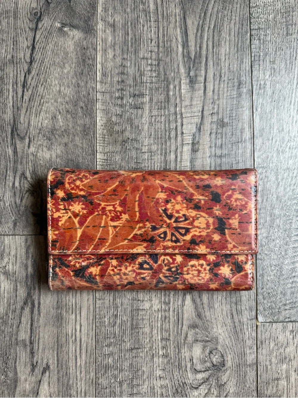 Patricia Nash Terresa Wallet- 70s Revival Print- Retired